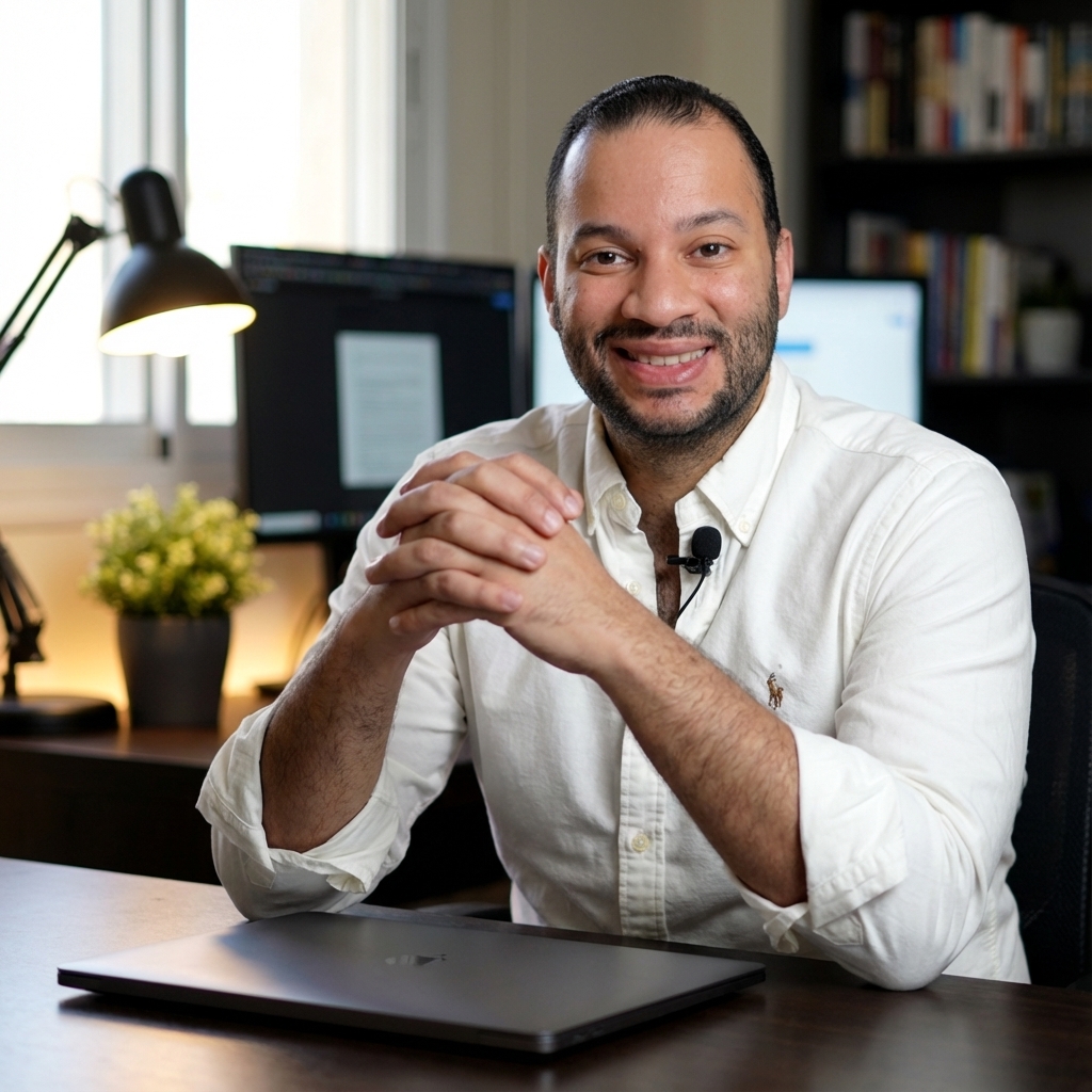 Carlos Polanco in his studio